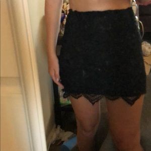 Black lace skirt NEVER WORN